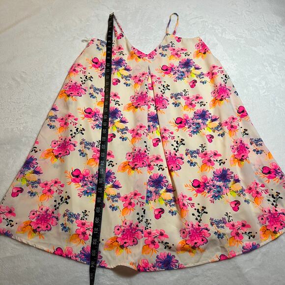 Romeo & Juliet Couture Sleeveless Floral Print A-Line Mini Dress Size Small - Picture 9 of 10
